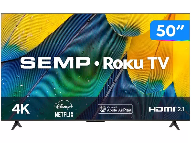 Smart TV 50” 4K UHD LED Semp RK8600